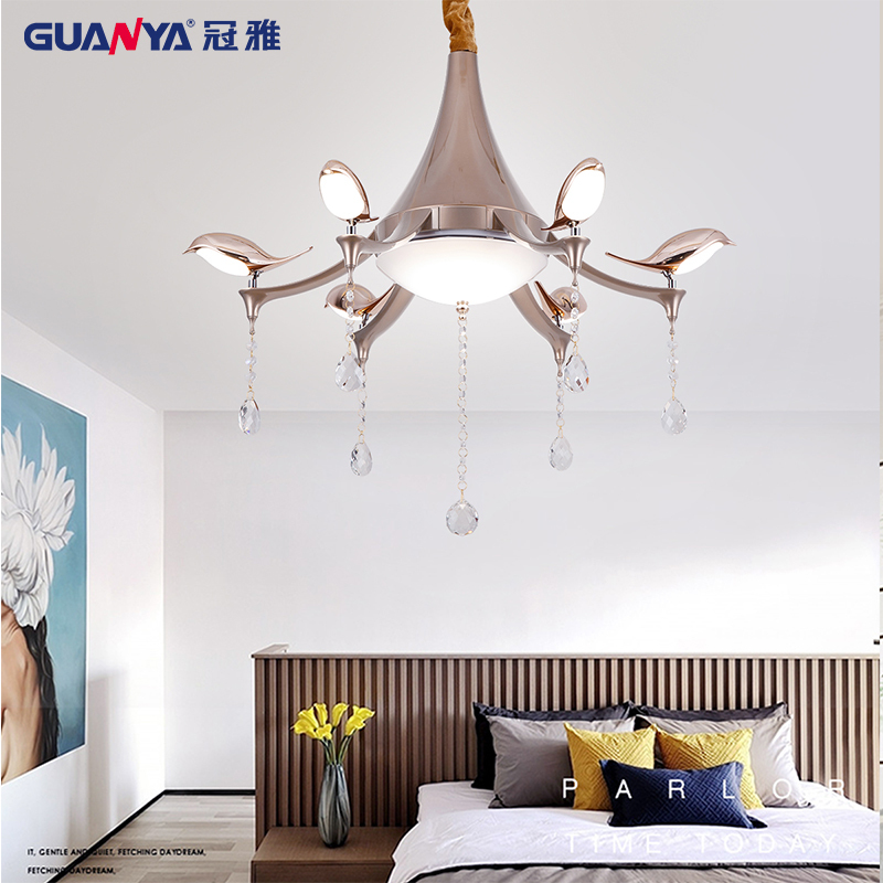 冠雅(GUANYA)冠雅客厅吊灯LED吸顶灯吊灯现代简约欧式餐厅卧室灯具时尚创意温馨浪漫装饰灯其他