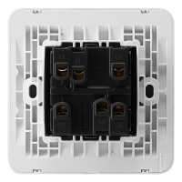 西门子(SIEMENS)开关插座面板 皓睿系列 玉釉白 双开双控带荧光开关 二开双控带荧光开关 双联双控带荧光开关