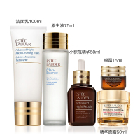 雅诗兰黛（Estee Lauder）抗衰佬五件套装 新款面部护肤套装礼盒原生液小棕瓶抗蓝光眼霜智妍面霜女士护肤品礼盒