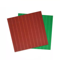 平面防滑绝缘胶垫 10KV 5mm厚 红色绿色 1m*5m整卷