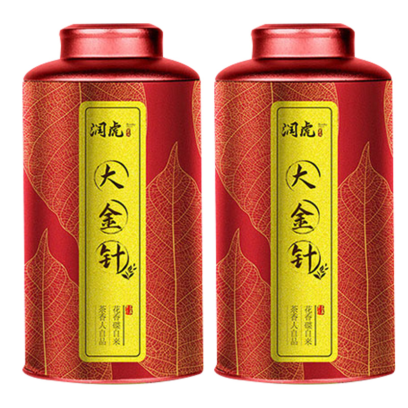 润虎茶叶滇红金针红茶特级煮茶论道滇红金针新原料250g