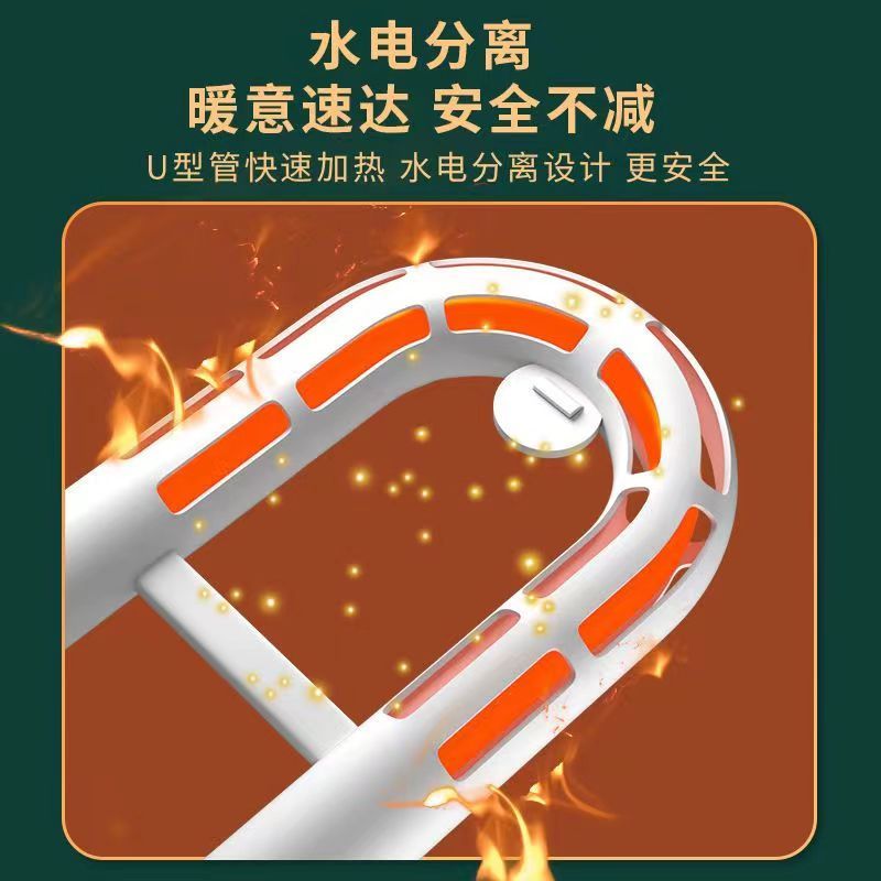 苏宁宜品 高级水晶绒面料款绿色双插手充电时防爆热水袋 暖手袋 暖水袋暖 暖被窝 YY-R801 绿色高清大图