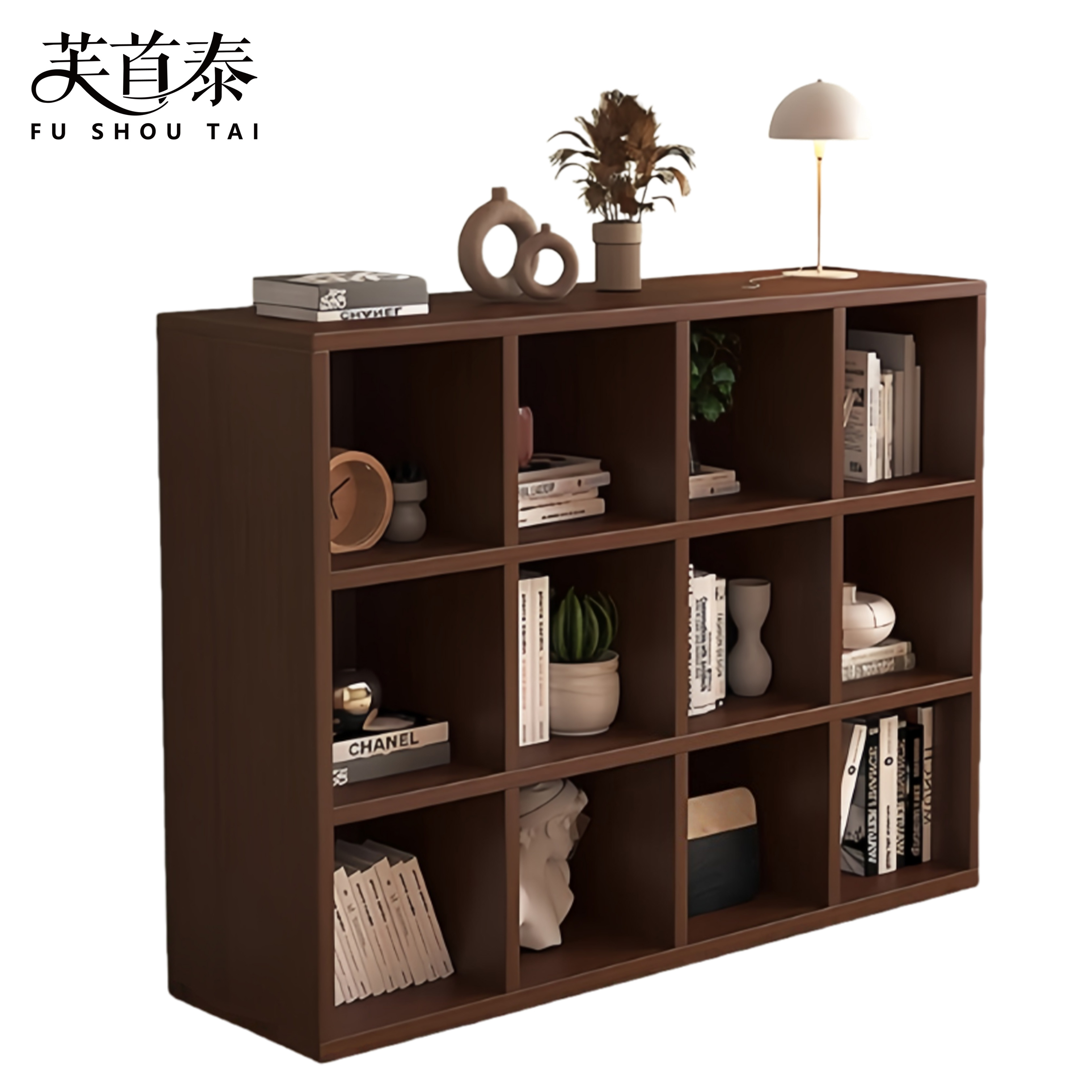 芙首泰书柜三层1200*240*970mm个高清大图