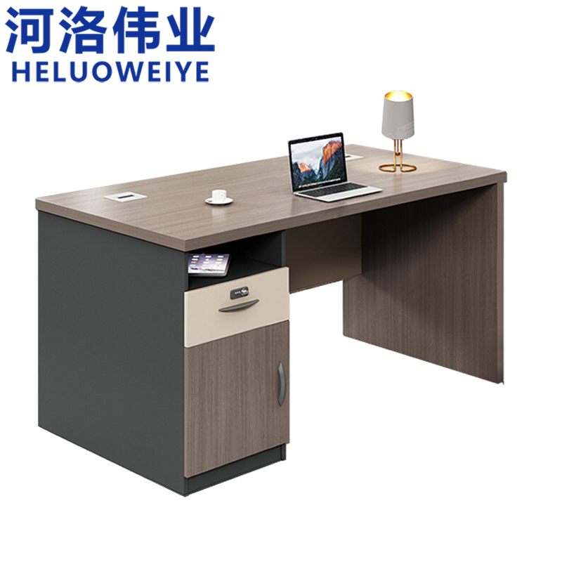 河洛伟业写字桌单人位张高清大图