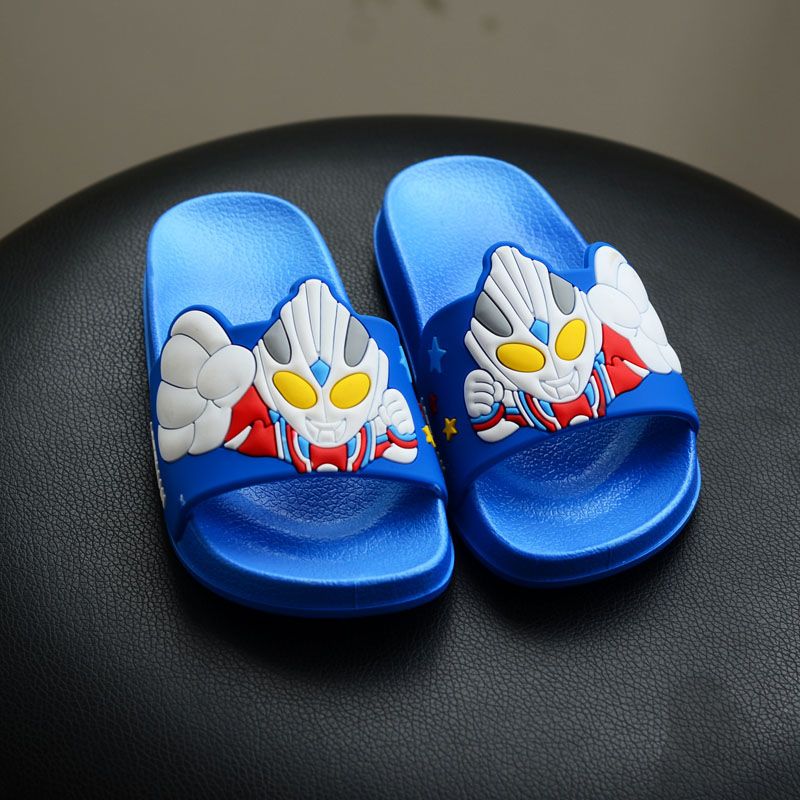 男童拖鞋夏卡通防滑软底室内宝宝洗澡小孩儿童凉拖鞋男夏奥特曼