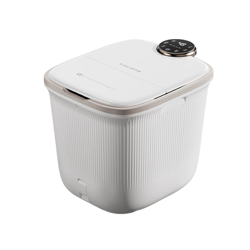 凯诗捷(KASJ)气囊 按摩泡脚桶全自动足浴盆智能加热恒温K3白色