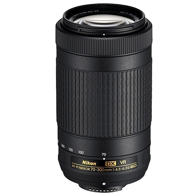 尼康(Nikon) AF-P DX 尼克尔 70-300mm f/4.5-6.3G ED VR 新品长焦变焦镜头