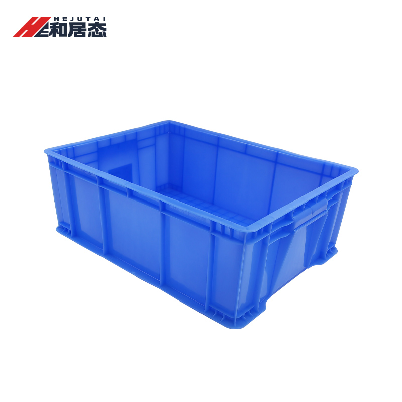 和居态 蓝色周转箱 550x420x375mm 个高清大图