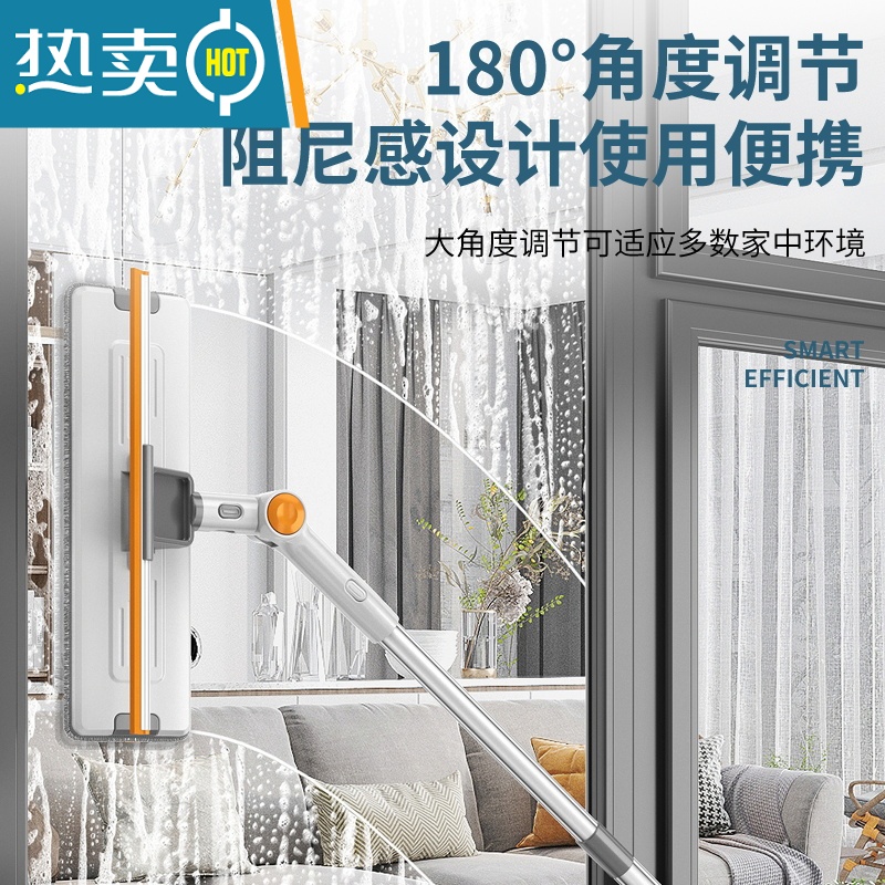敬平擦玻璃器家用搽玻璃刮双面擦高层窗外刷窗户清洗清洁工具擦窗器 双面擦(适合5-12mm玻璃)送36配件高清大图
