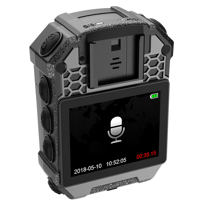 群华(VOSONIC)D6记录仪 便携式专业现场记录仪 107克超轻 1296P红外夜视 内置128G内存高清大图