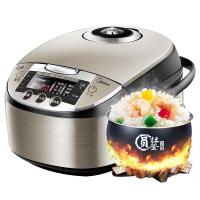 Midea 美的电饭煲 MB-WFS4037 气动涡轮防溢 金属机身 圆灶釜内胆4L电饭锅