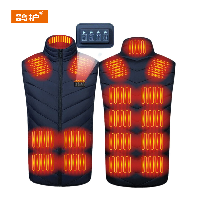 鸽护 加热马甲 MJ596-四控17区 件高清大图