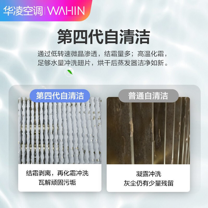 华凌空调 2匹新能效变频柜机自营 智能家用立柜式客厅空调 KFR-51LW/N8HA3高清大图