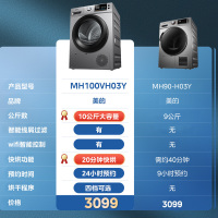 美的(Midea)10公斤热泵烘干机家用干衣机手机智 紫外线除菌 除螨除潮 祛除宠物毛发20分钟快烘MH100VH03Y