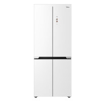 美的（Midea） 冰箱435升十字四门智能净化除菌纯平全嵌保鲜智能家用电冰箱BCD-435WUSGPZM凝 光白
