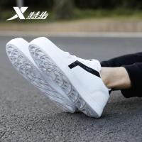特步男鞋夏季板鞋男网面圆头青少年学生透气休闲运动鞋子982119319062官方旗舰店