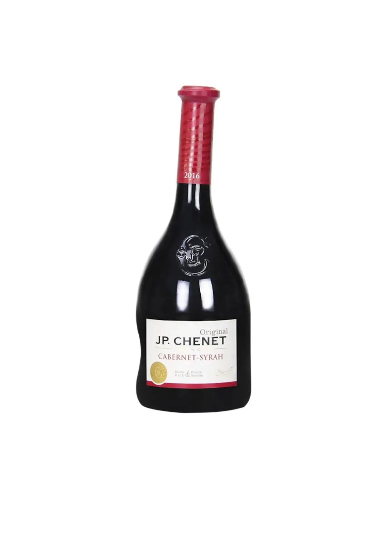 法国原装进口红酒香奈 整箱(J.P.CHENET) 赤霞珠西拉 干红葡萄酒 750ml×6瓶(SZK)