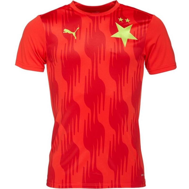 彪马(Puma)男士足球训练服透气舒适半袖运动T恤前热身比赛服
