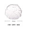 骏十七 WJ玻璃盘寿司料理盘甜品水果盘[冰露圆盘小号 约15cm]10个起售