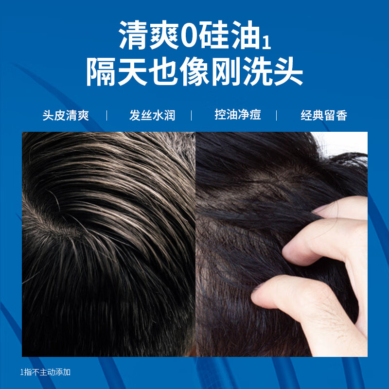 阿道夫 茶树精油男士无硅油洗发水(控油清爽)450g(1*24)高清大图
