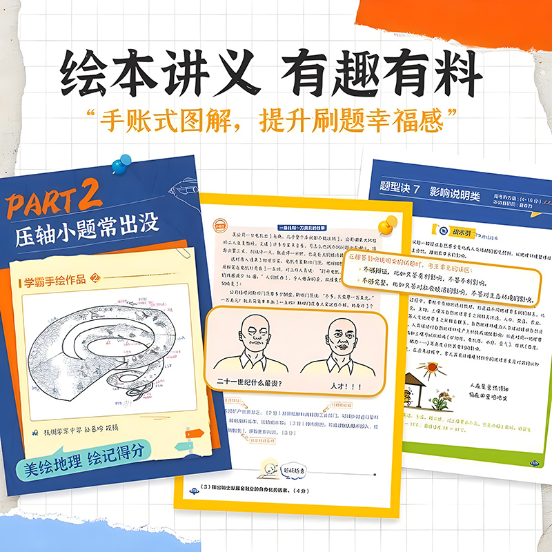 地理 全国通用 [正版]2024庖丁解题高中数学物理化学地理生物历史视频书智能教辅高考真题手账式题型专练十年真题练习册新高清大图
