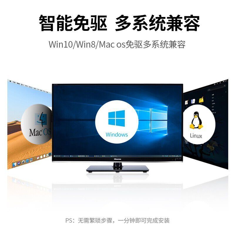 绿联(UGREEN) 20917 四合一 个 扩展坞高清大图