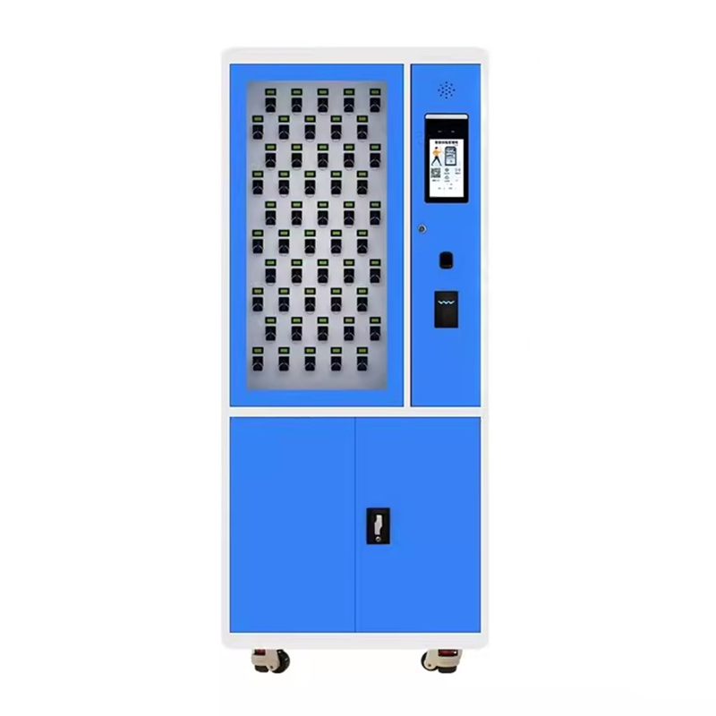 迅迈 站立式一50位 智能钥匙柜汽车钥匙管理柜RFID指纹刷卡钥匙存放盒钥匙箱保管箱子