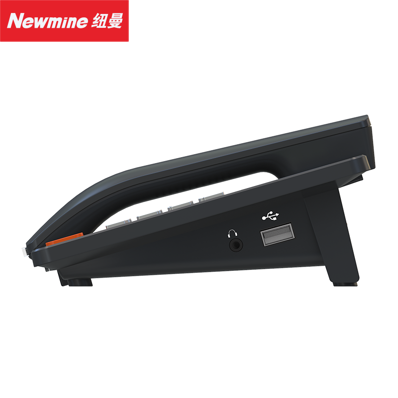 纽曼Newmine HL2008TSD-2087(R)黑色 智能录音电话桌面设计来电显示过滤功能强大高清大图