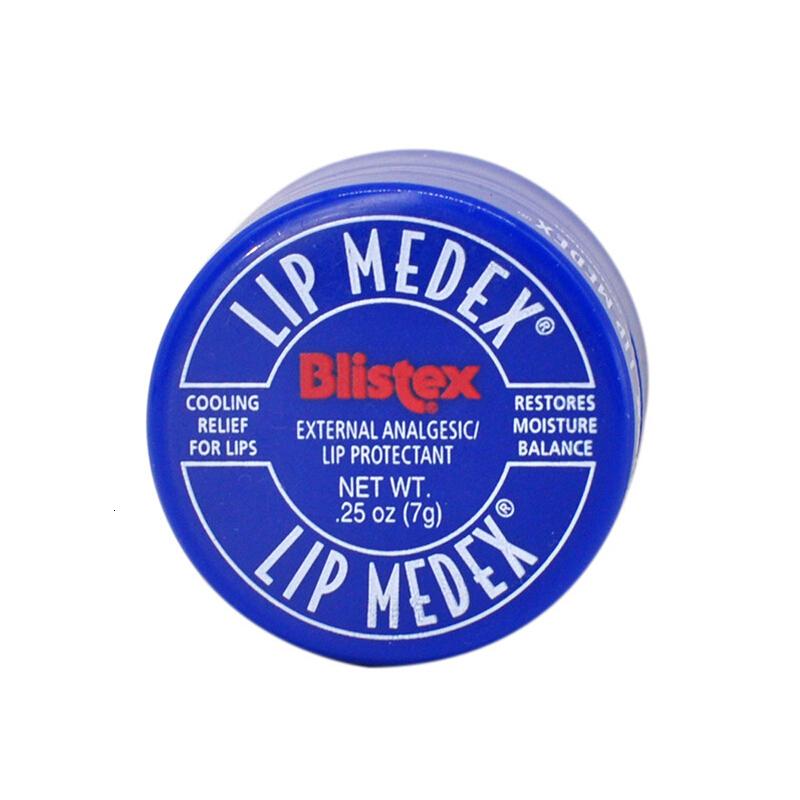 Blistex美国碧唇小蓝罐润唇膏护唇膏保湿滋润天然薄荷7g/只 3只装高清大图