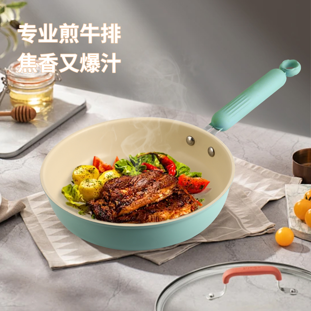 乐美雅 煎铲不粘两件套V9791高清大图