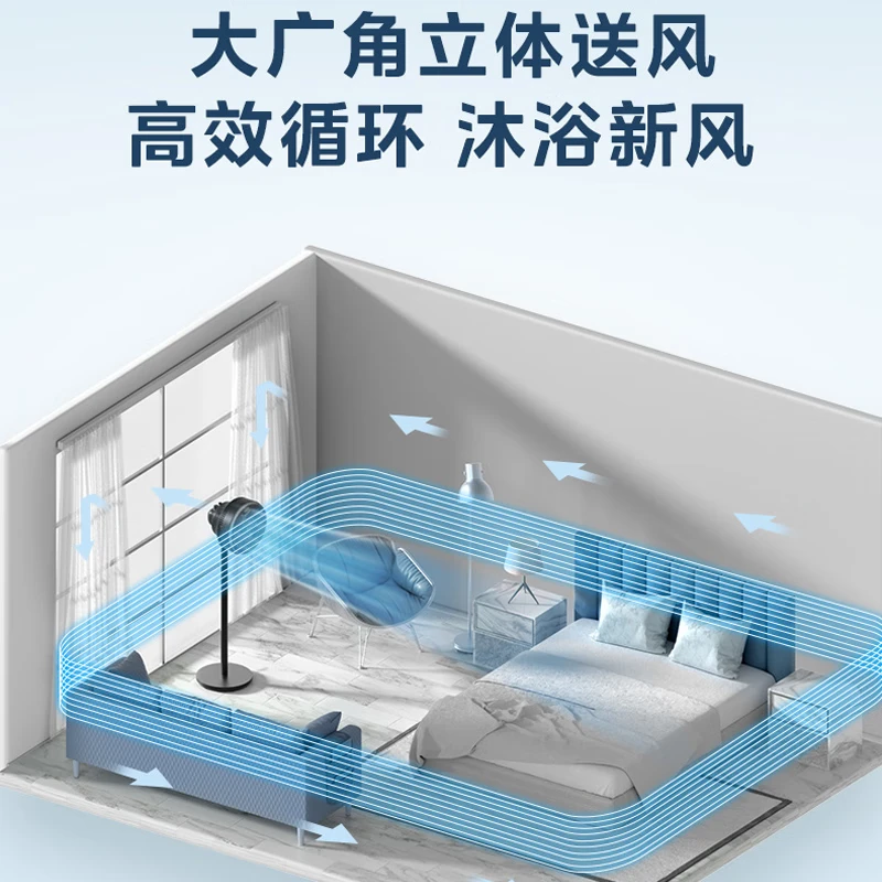 美的(Midea)电风扇 空气循环扇落地扇家用台式立式两用风扇卧室客厅轻音低噪节能电扇 FGA24UM 循环空气风扇高清大图