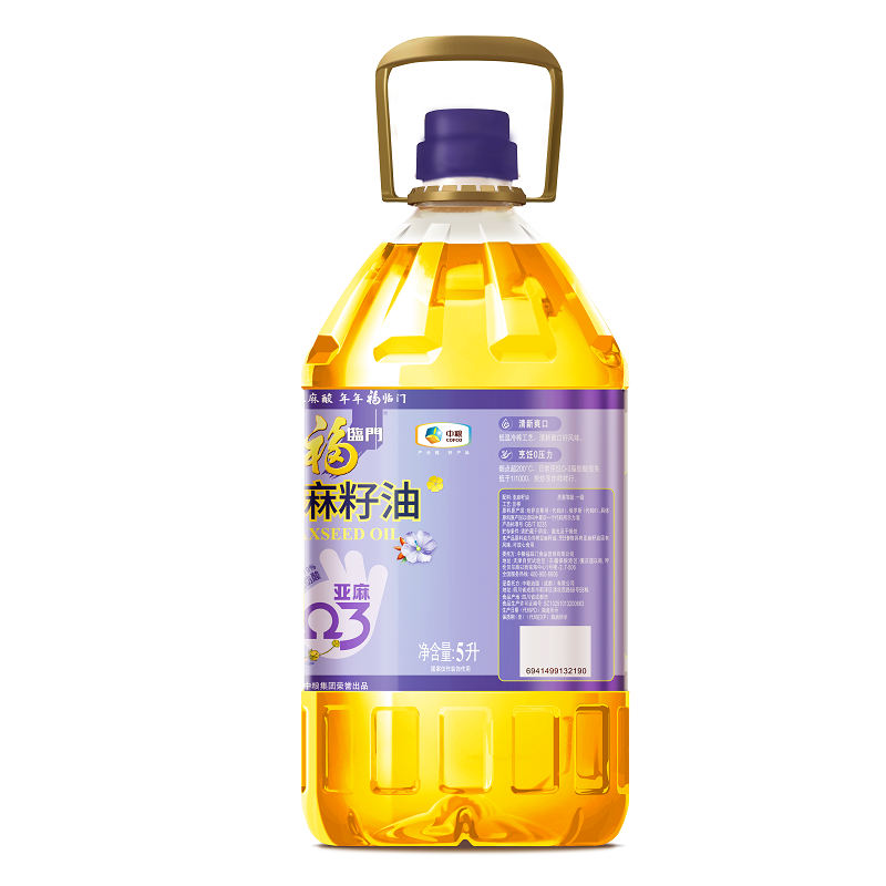 中粮 福临门营养家亚麻籽油-5L