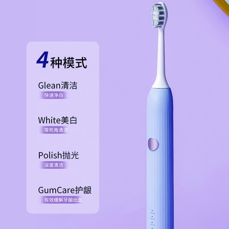 塞尔兰斯 S1电动牙刷 电动牙刷礼盒套装 2.59*2.59*24.19cm高清大图