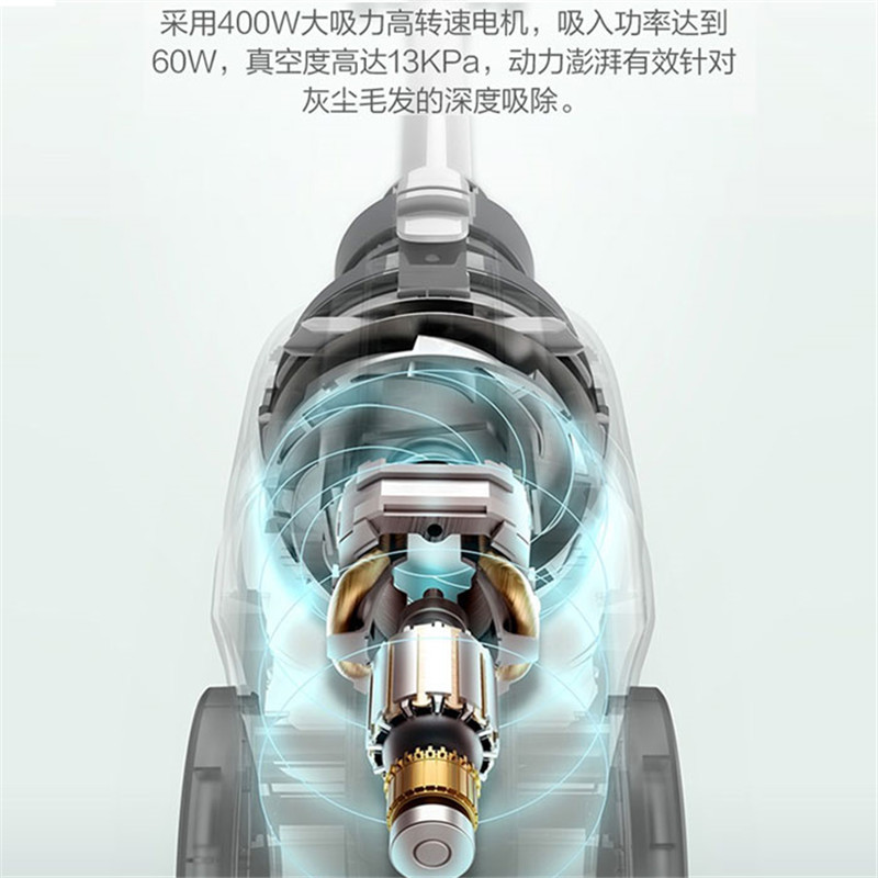 美的(Midea)吸尘器立式手持推杆二合一 家用强劲吸力吸尘器SN7 低噪清洁 多用吸尘器 轻便手持 强力吸尘手持吸尘器高清大图