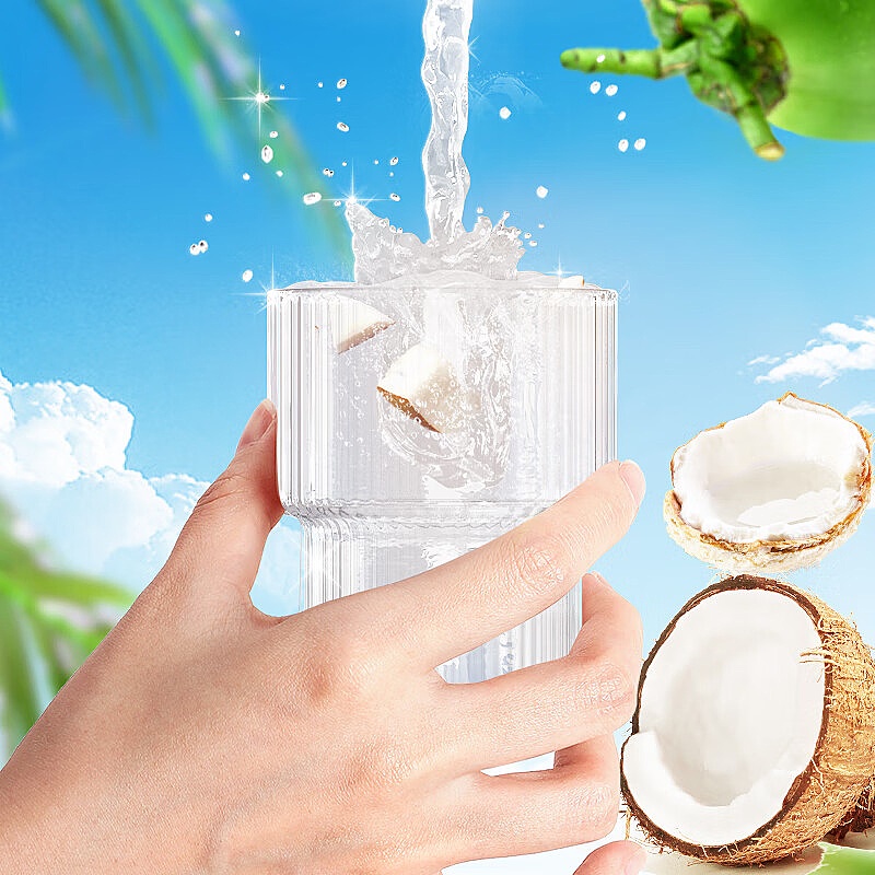南国海南特产椰子水250ml/瓶NFC果汁饮料 非浓缩 0脂肪植物电解质 250mL*6盒南国椰子水高清大图