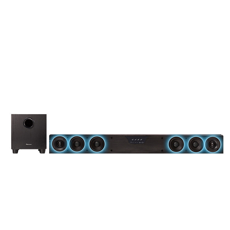 先锋(PIONEER)SP-SB23W 蓝牙回音壁音响SOUNDBAR家庭影院模拟7.1声道电视木质音箱 仅有功放无碟机