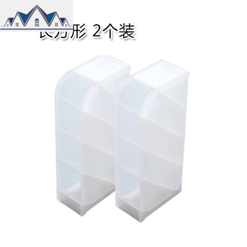 创意透明斜插式笔筒学生桌面笔桶收纳盒文具用品整理盒办公室笔架 三维工匠高清大图