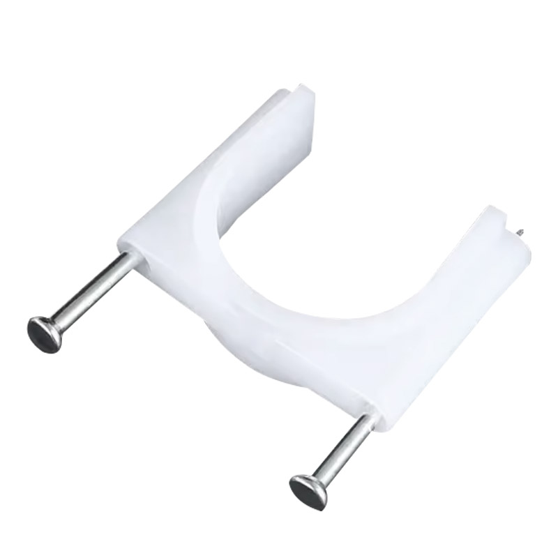 新凯益 PVC管卡带钉管卡固定卡 40MM加厚 个高清大图