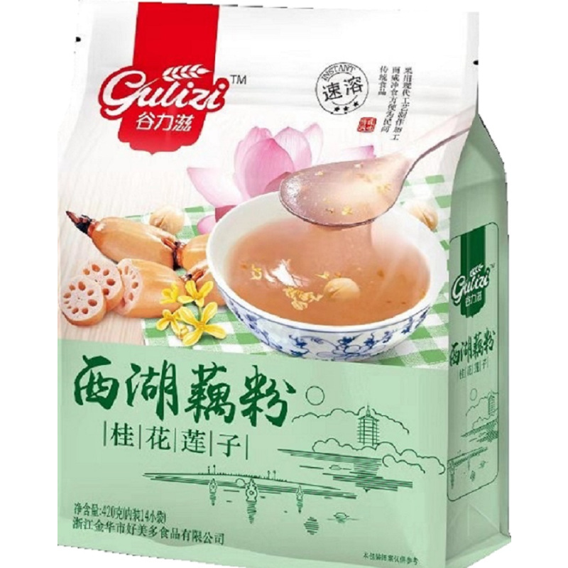 谷力滋桂花莲子西湖藕粉420g