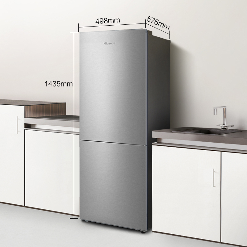 海信(Hisense)177升 双门两门小冰箱 迷你 节能低噪 低温不停机直冷 小型租房家用电冰箱 BCD-177F/Q高清大图