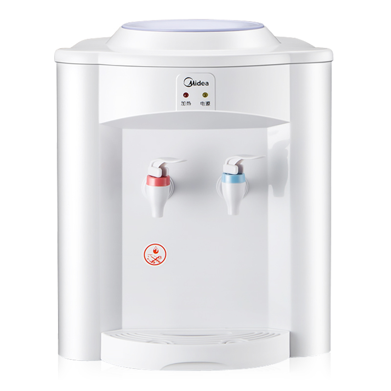 美的(Midea) MYR720T 台式迷你饮水机家用办公制热温热型饮水机304不锈钢内胆 静音设计 纳米级技术