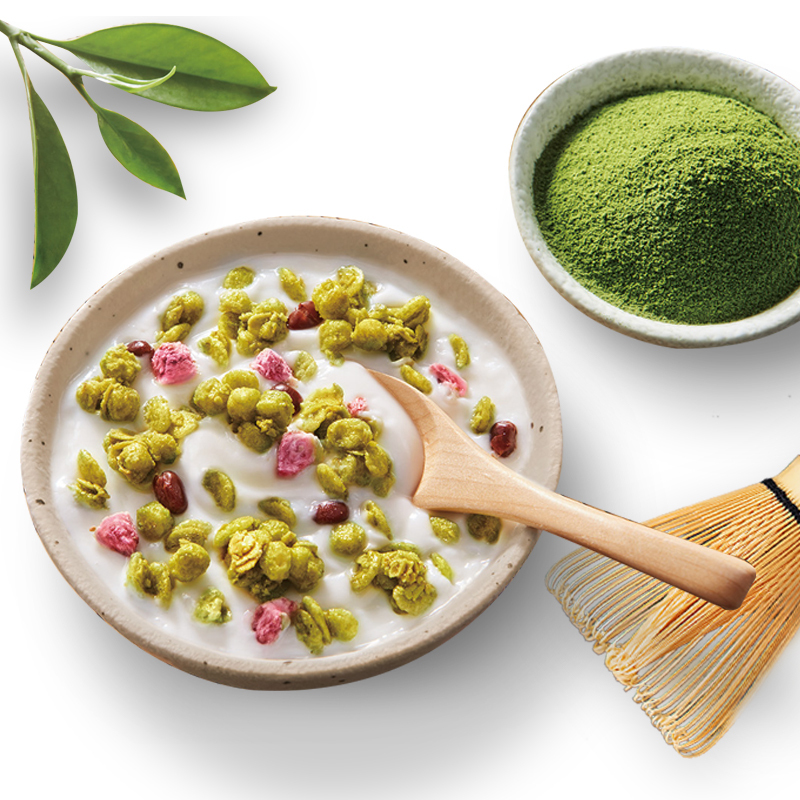 桂格(QUAKER)麦果脆抹茶红豆麦片 袋装380克