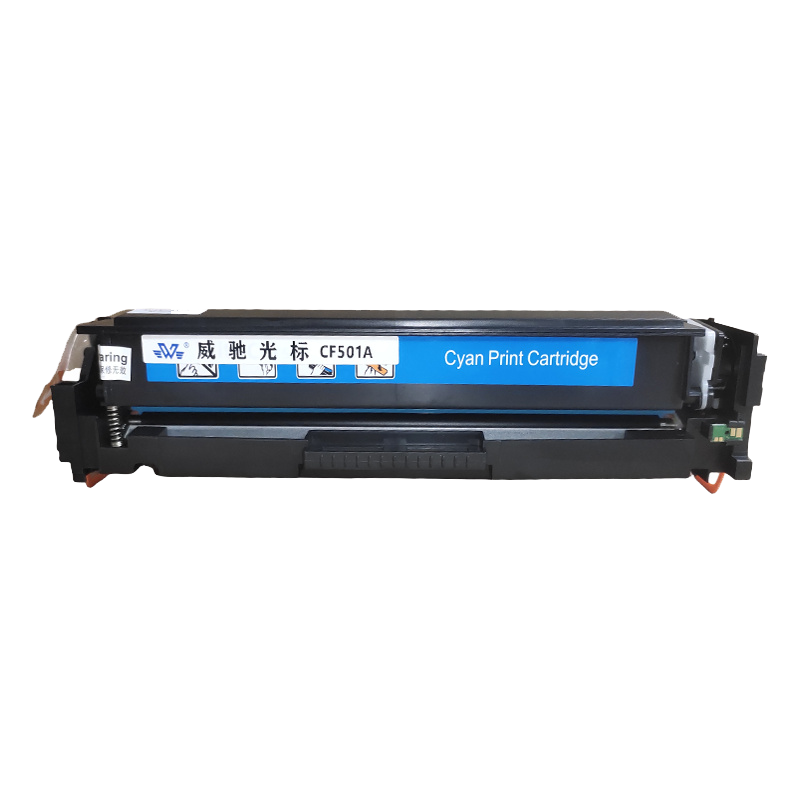 威驰光标 HP CF501A硒鼓/易加粉 适用M254nw等机型 约1300页/支 蓝色高清大图