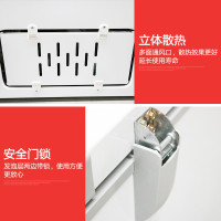 乐创（lecon）698L卧式冰箱商用冰柜双门冷柜冷冻柜冷藏柜保鲜柜 商用雪糕柜小冰柜饮品柜平冷岛柜冰柜双温 全冷冻