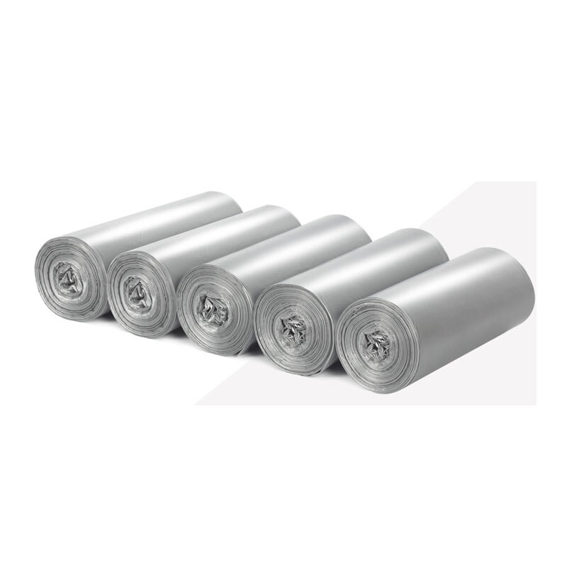 敏胤 MYL-4555-4 45*55 加厚银钢垃圾袋 30PC*3/组 5组/件高清大图