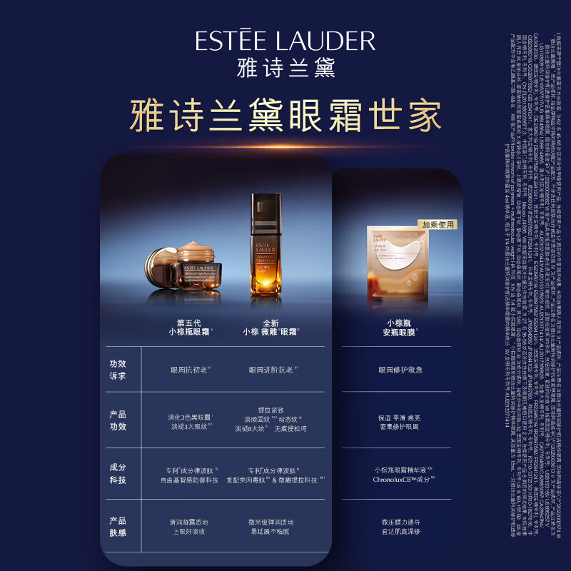 雅诗兰黛特润修护肌活精华眼霜(小棕瓶眼霜)第五代高清大图