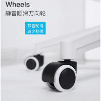 DXBG工作椅电脑椅人体工学升降转椅写字椅黑框黑网(无扶手款)