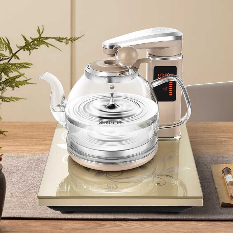 新功(SEKO)自动上水电热水壶烧水壶茶台电茶壶功夫电茶炉N70