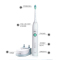 飞利浦(PHILIPS) 电动牙刷 成人声波震动牙刷(自带刷头x1) HX6730