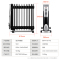 美的 MIDEA NY2513-16JW 13片电热油汀取暖器/电暖器/电暖气 电热油汀 取暖电器